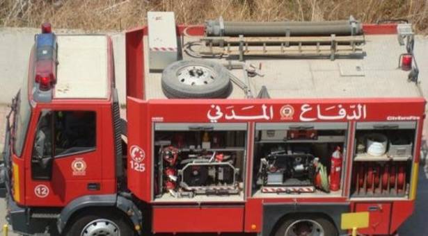 الدفاع المدني: مهمات إنقاذ وإسعاف وإخماد حرائق في مناطق عدة