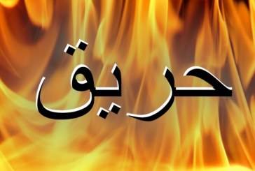 اندلاع حريق في نهر الكلب