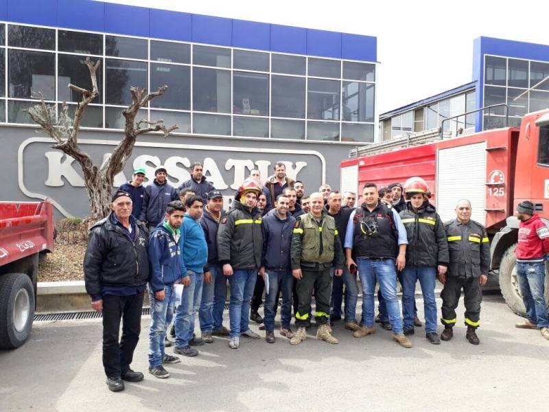 الدفاع المدني نظم 16 دورة تدريبية خلال شهر آذار