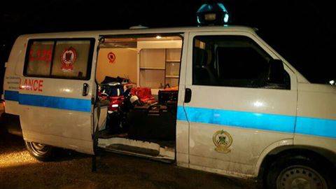 بالصور.. مصاب اثر حادث سير في البص الجنوبية