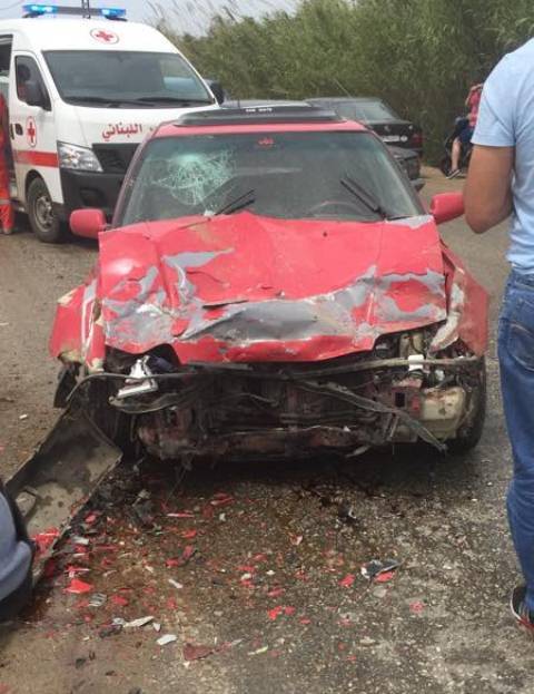 جريح بحادث سير في وادي الريحان  طريق عام الضنية زغرتا  (المردة)