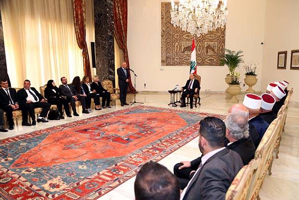 ذبيان زار الرئيس عون على رأس وفد: الإصلاح يبدأ بقانون إنتخاب على أساس النسبية