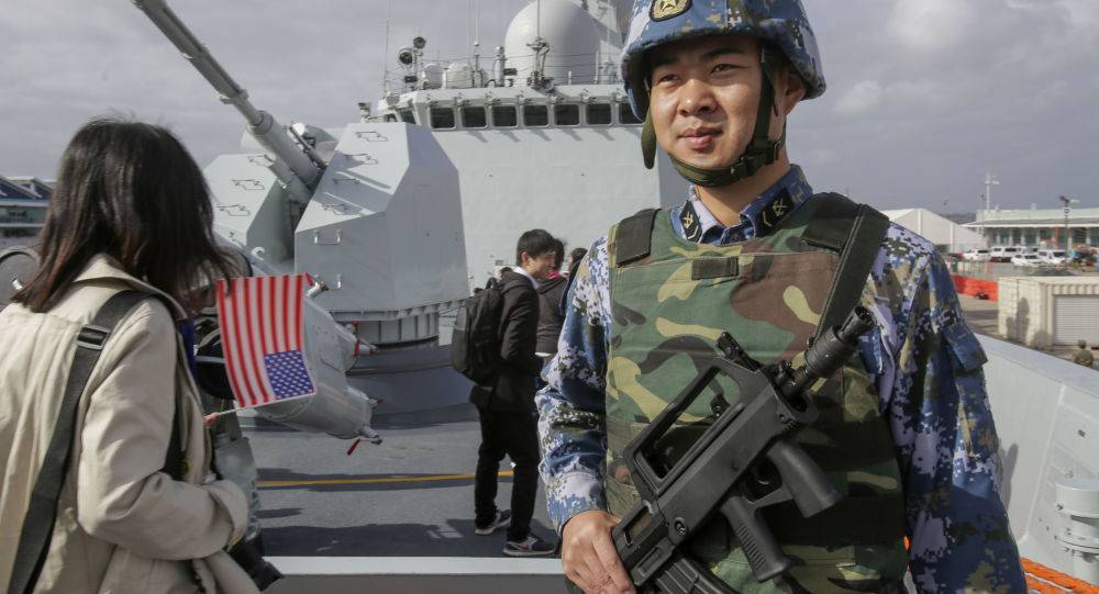 اليابان تستعرض قوتها مع أمريكا قرب الصين