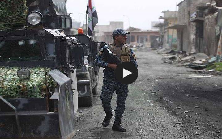 فيديو : القوات العراقية تحكم الطوق حول جامع النوري الكبير