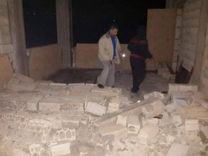 انهيار منزل قديم في طرابلس