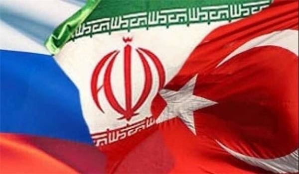 بدء أعمال اجتماع ثلاثي يضم ايران وروسيا وتركيا حول سوريا في طهران