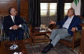 بري يلتقي عدوان في عين التينة في إطار الاتصالات التي يجريها حزب القوات اللبنانيّة حول قانون الانتخاب (mtv)