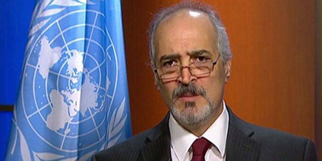 الجعفري يبحث وغوتيرس العدوان الأميركي على سوريا