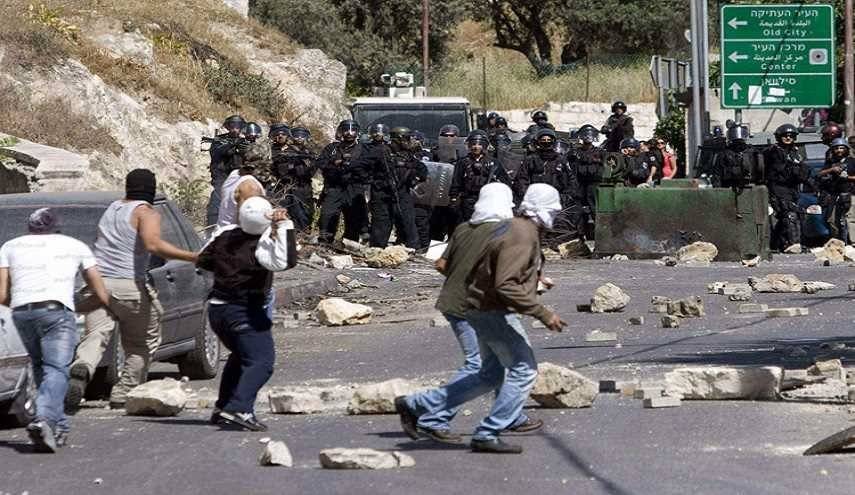 اصابة شاب فلسطيني في مواجهات مع الاحتلال في ابو ديس
