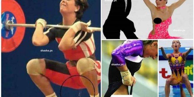 18+ صور لنساء رياضيات تعرضن لأسوأ المواقف المحرجة أمام الكاميرا!