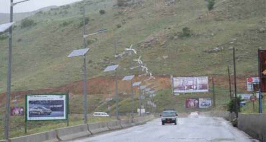 جريح في حادث سير على طريق ضهر البيدر