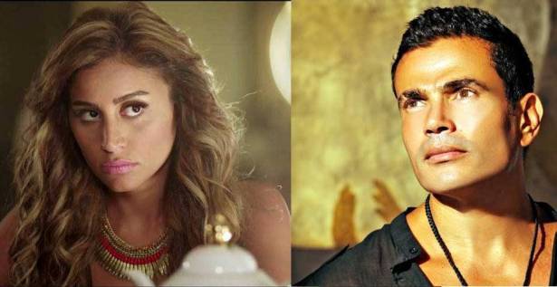 دينا الشربيني حامل من عمرو دياب؟ – بالصور