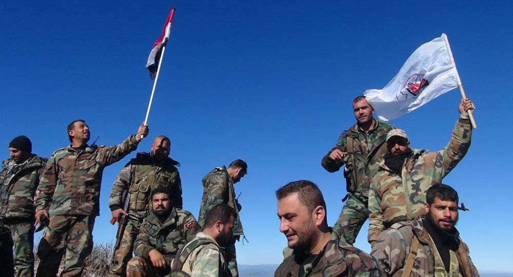 بالفيديو...لحظة دخول الجيش السوري والدفاع الوطني بلدة حلفايا