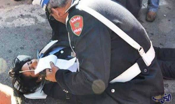 اعتداء جنسي وحشي على شرطية أمام زوجها
