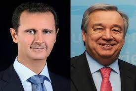 غوتيريس يبرق إلى الأسد.. فماذا قال له؟