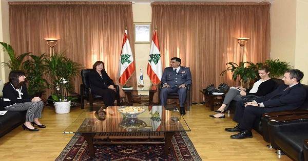اللواء عثمان استقبل السفيرة الاميركية في بيروت