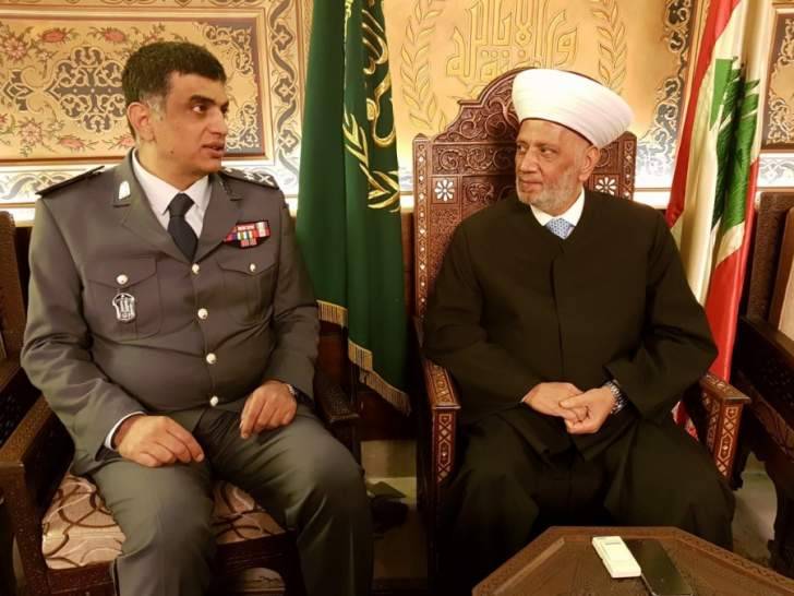 دريان التقى اللواء عثمان متمنيا التوفيق له في مهامه