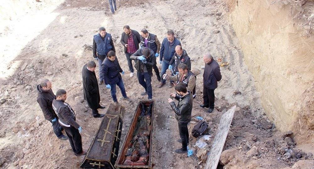 بالفيديو والصور...العثور على رفات ضابط روسي في تركيا