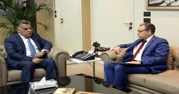 اللواء ابراهيم استقبل سفير مصر ووزير العدل الأسترالي
