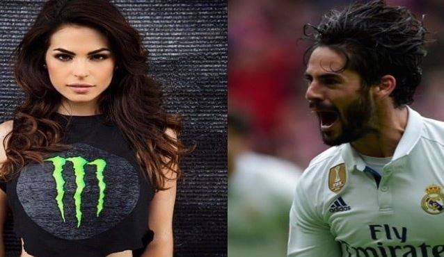 بالصور.. حسناء غامضة وراء تألق إيسكو مع ريال مدريد