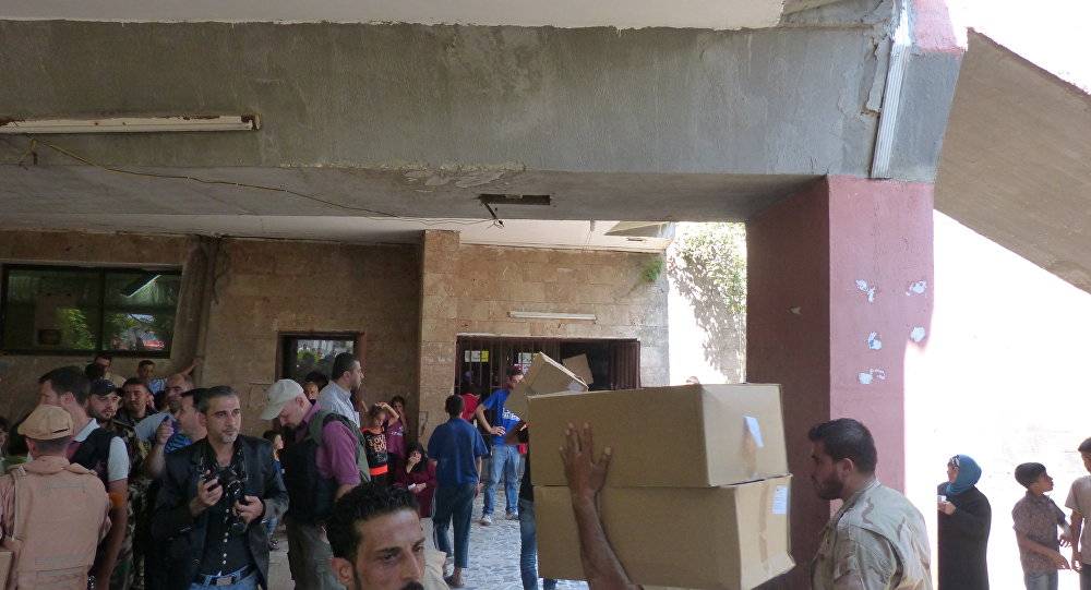 شاهد...ما تقدمه الدولة السورية للباقين داخل مضايا والزبداني