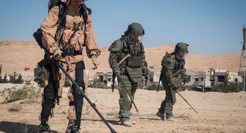 الجيش الروسي سيحصل على معدات حماية مهندسي الألغام الجديدة التي جربت في سوريا