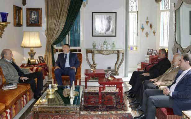 وفد من الجماعة زار جنبلاط وعثمان