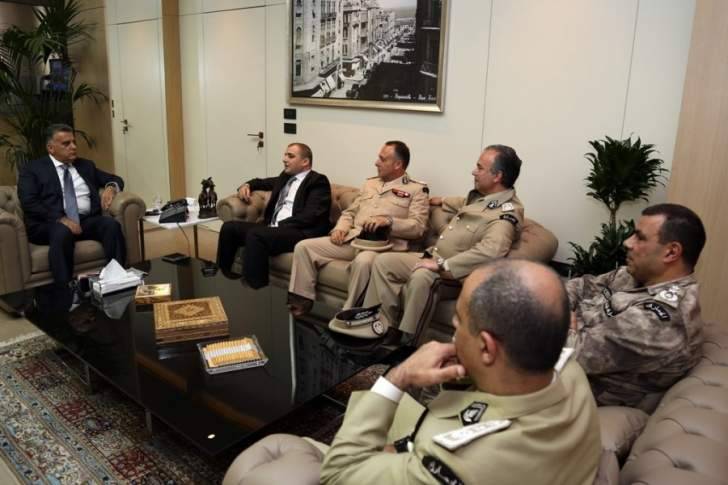 اللواء ابراهيم التقى مدير عام الجمارك