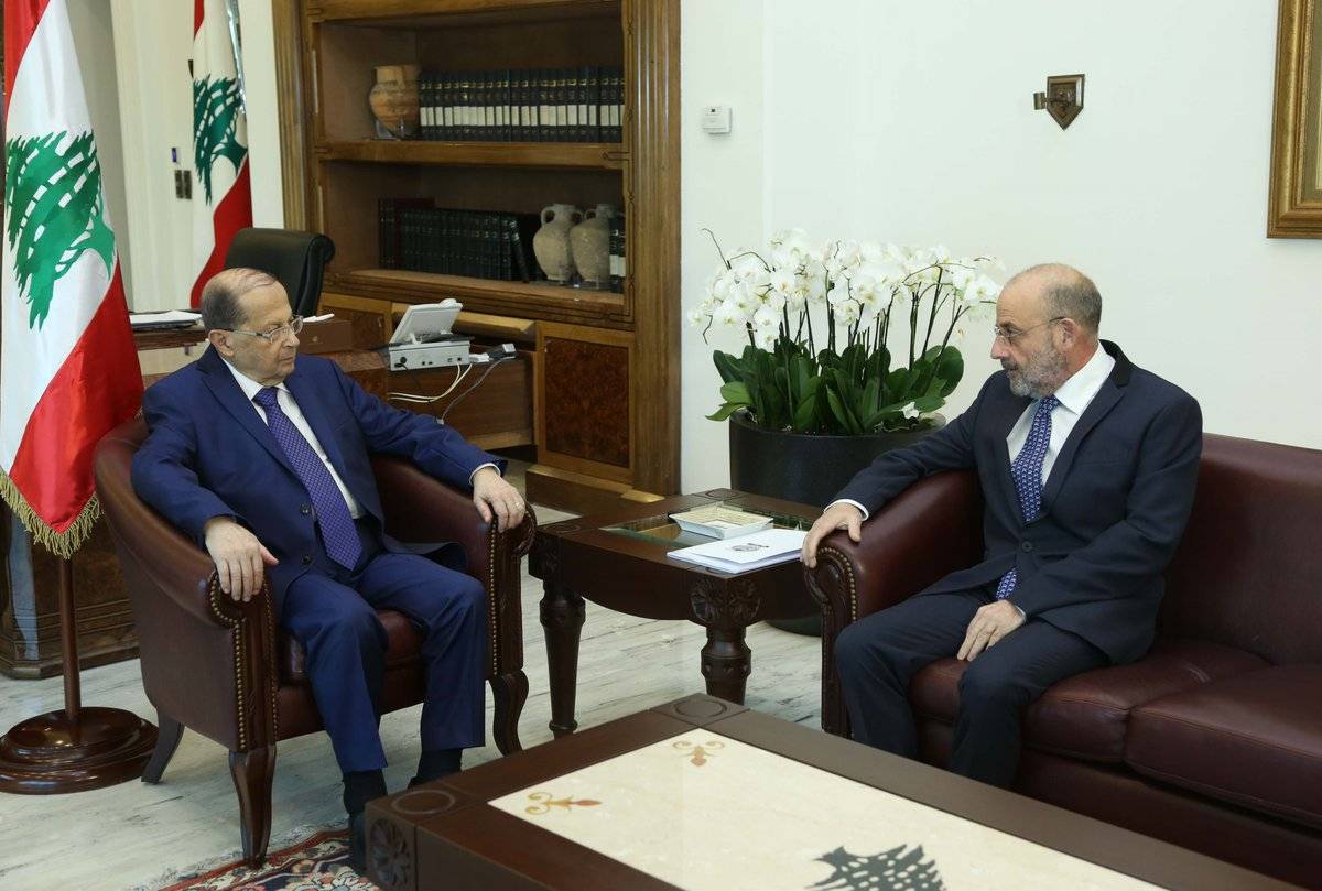 الرئيس عون استقبل وزير الدفاع يعقوب الصراف