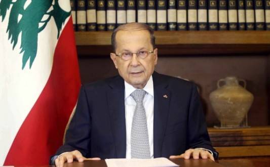 عون دعا لشراء المساعدات الغذائية للنازحين من الانتاج اللبناني