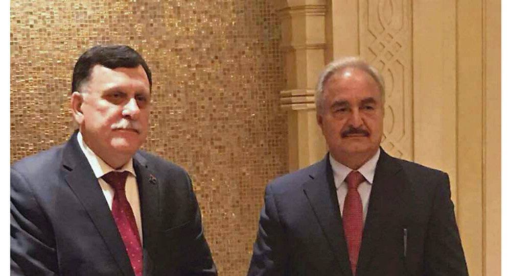 السراج وحفتر قد يلتقيان بالسيسي في أبوظبي