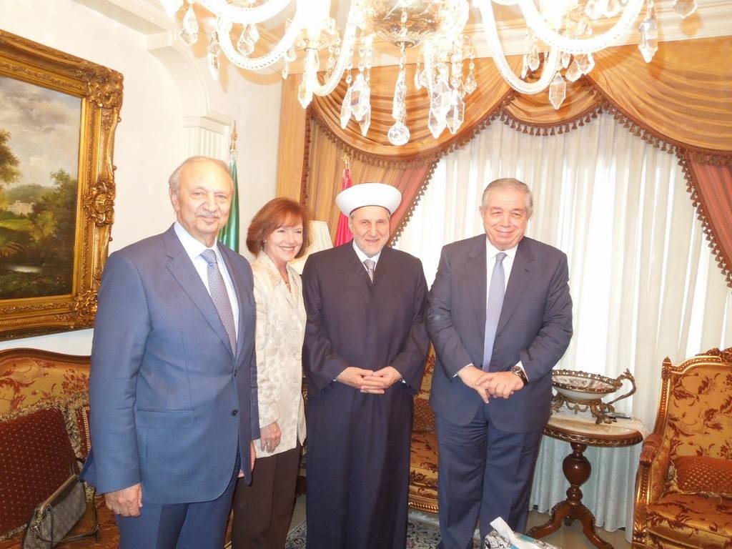 الشعار استقبل السفيرة الاميركية وتمنى عليها مضاعفة دعم الجيش