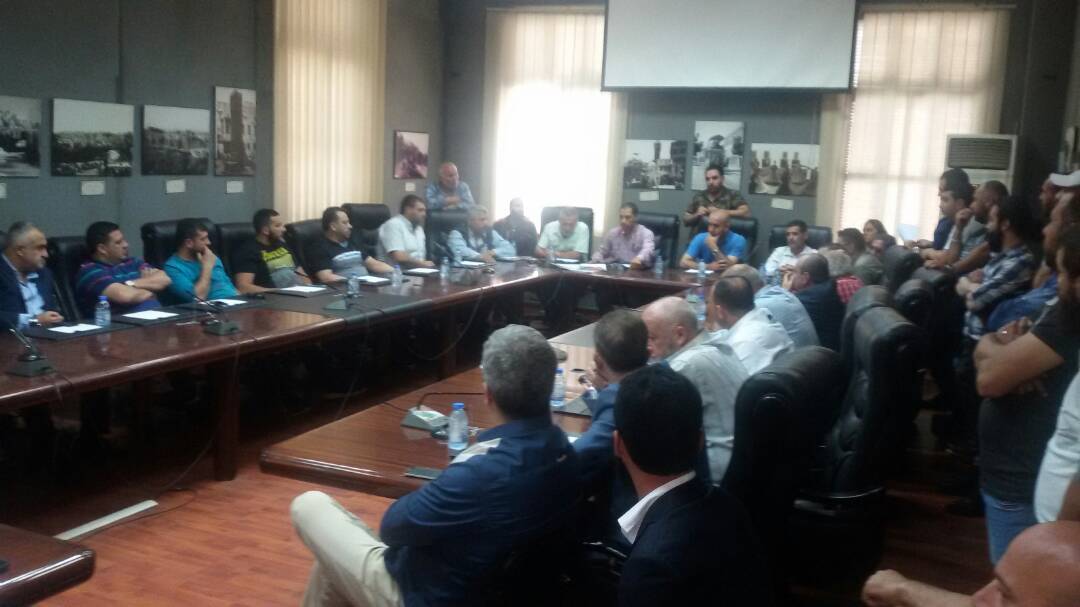 قمر الدين التقى اصحاب مولدات الكهرباء في طرابلس وجمعية الخليل الخيرية