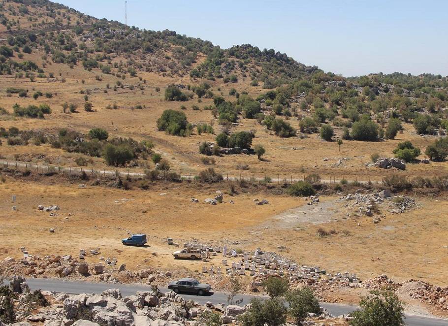 قوة اسرائيلية نصبت خيمة شمال مزارع شبعا قرب مركز مراقبة لليونيفيل