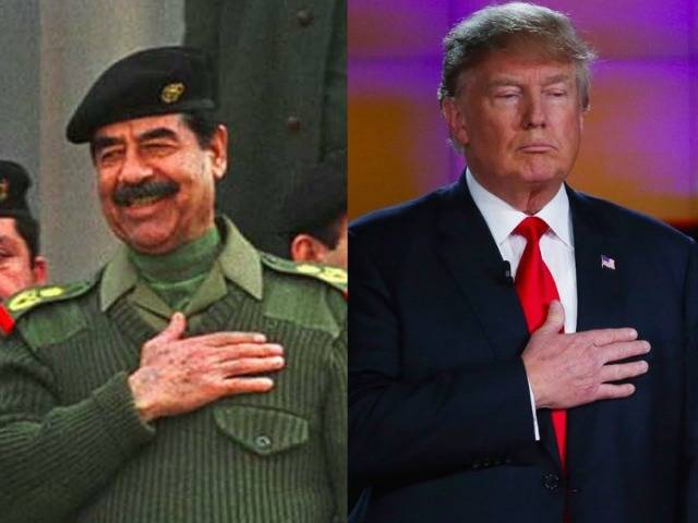 صور مُذهلة تبيّن التشابه بين قصور الرئيس العراقيّ الراحل صدّام حسين ودونالد ترامب