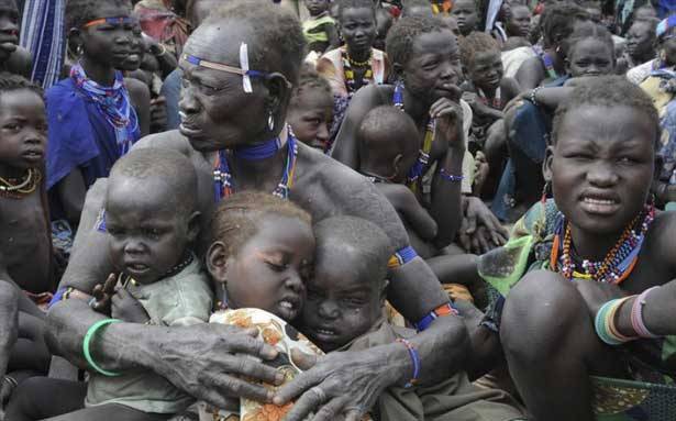 مجاعة جنوب السودان تصيب مليوني طفل
