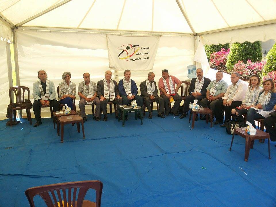 وفد من القومي زار خيمة التضامن مع الاسرى الفلسطينيين