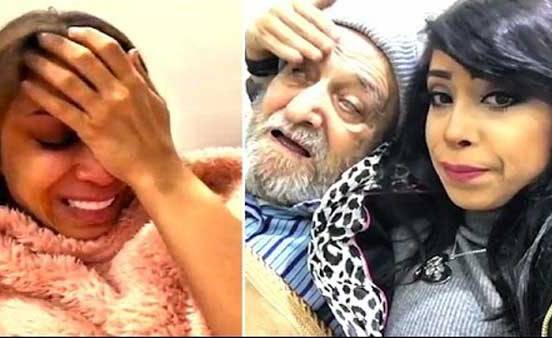 فيديو مؤثر: شاهدوا كيف انهارت الفنانة الكويتية أبرار بعد وفاة جدها..!!