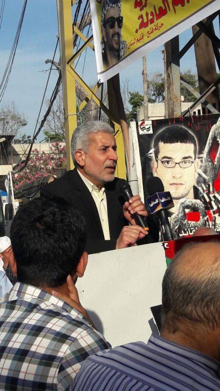 لفصائل الفلسطينية افتتحت خيمة الاعتصام المفتوح في البص