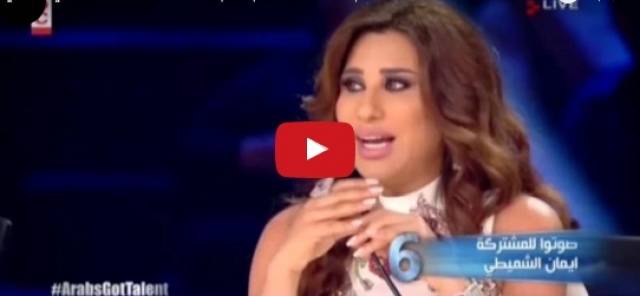 بالفيديو - نجوى كرم تبكي بتأثر في Arabs Got Talent وتعتذر