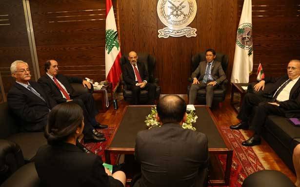 الصرّاف استقبل الوزير السنغافوري