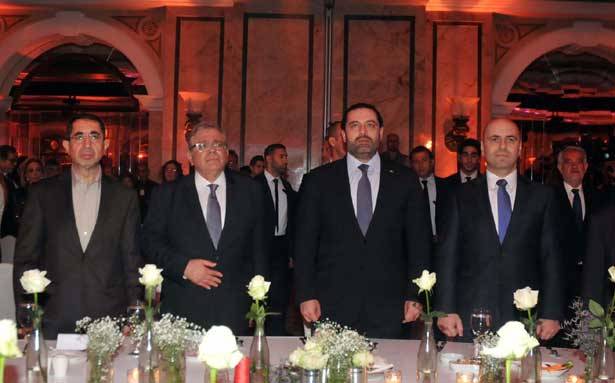 الحريري رعى العشاء السنوي لـ «جمعيّة الصناعيين»
الحريري : سنوافق على أيّ مشروع كحماية القطاع
الحاج حسن : هدفنا تخفيض الواردات 2 مليار دولار