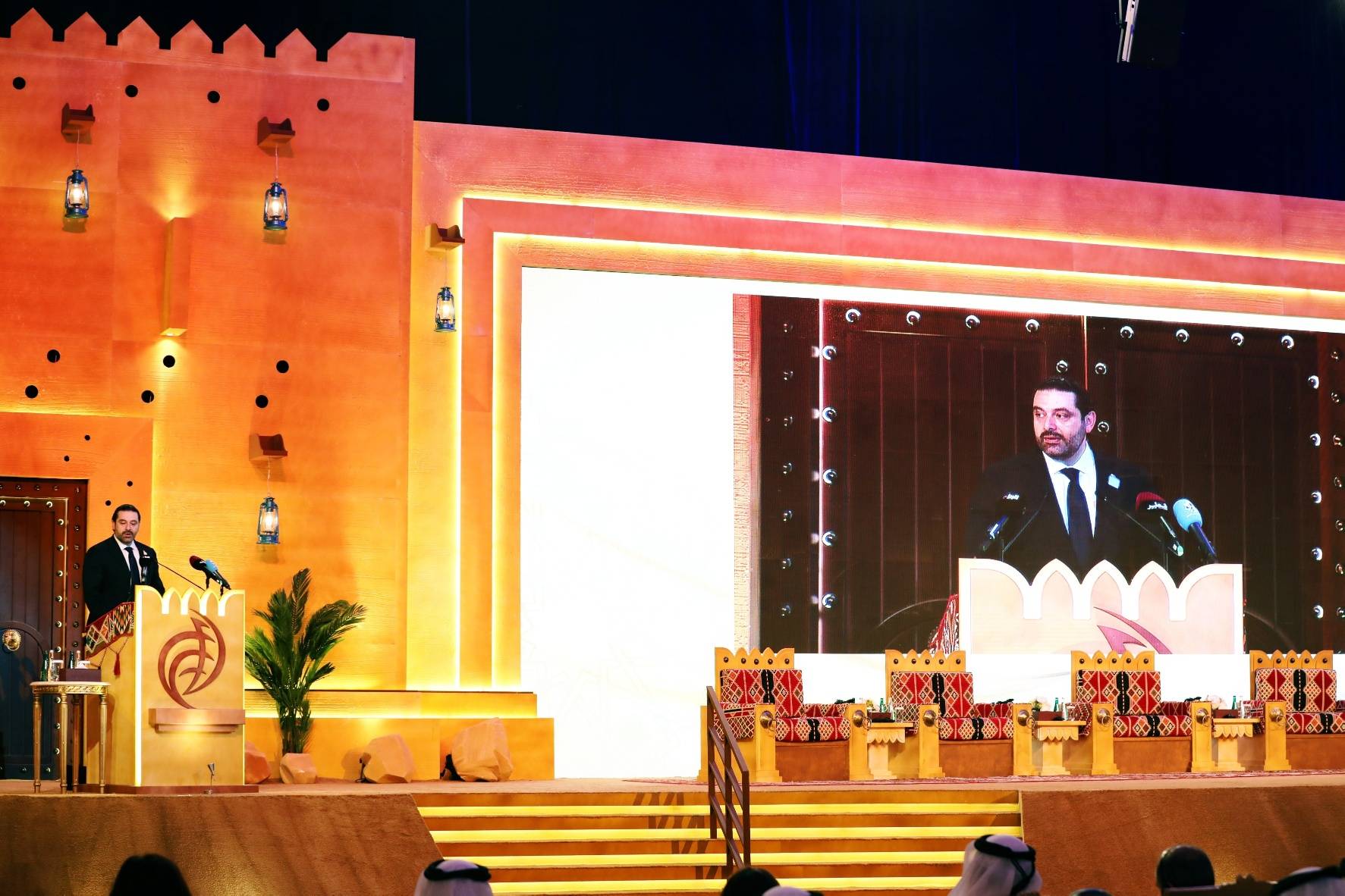 الحريري من الدوحة: نعول على المساندة العربية والدولية لمساعدة لبنان على تحمل أعباء النزوح