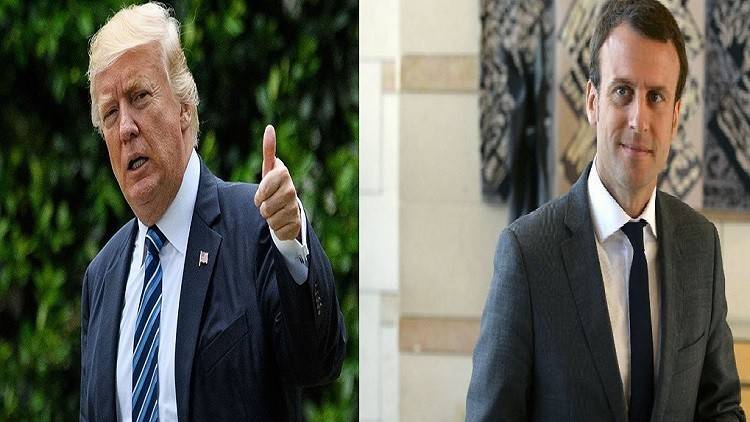 البيت الأبيض: ترامب وماكرون يلتقيان قريبا