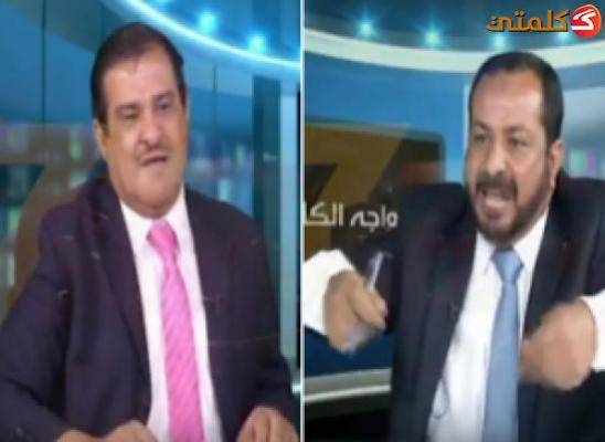 معركة على الهواء مباشرةً.. شتائم وتراشق بالأكواب بين صحفي ونقابي أردنيين