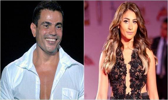 اليكم صورة عمرو دياب ودينا الشربيني التي سببت أزمة!