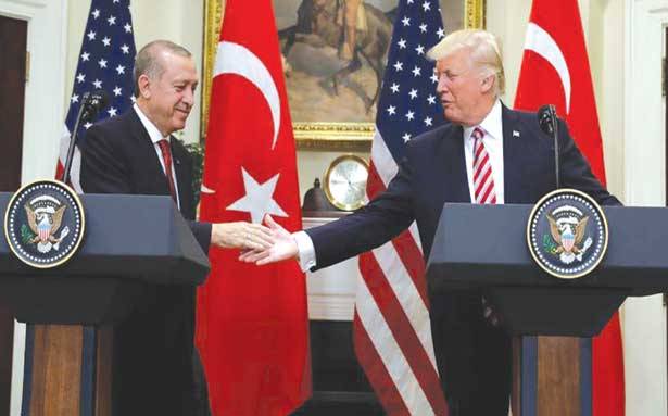 ترامب واردوغان : لمحاربة داعش والكردستاني