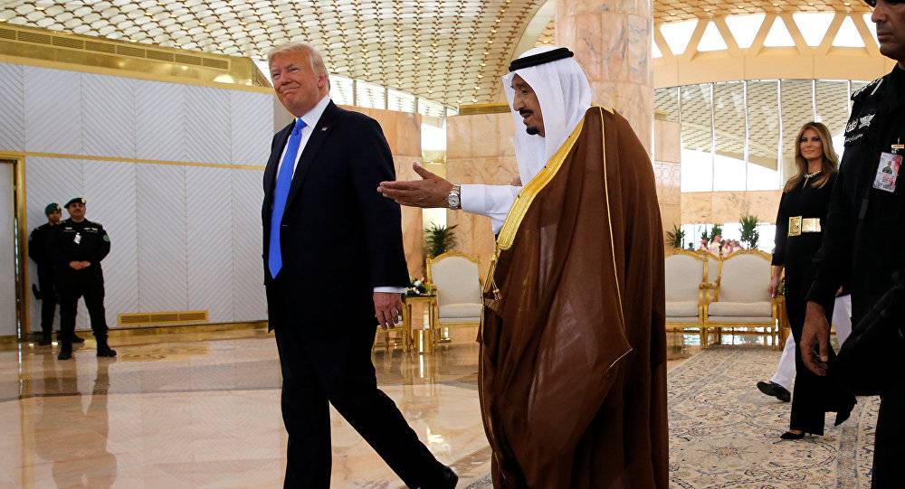 ترامب يغرد من السعودية وسلمان يرد