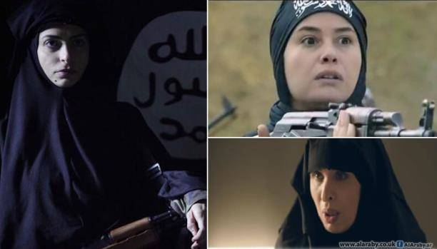 فنانات عربيات بملابس داعش