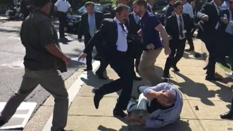 واشنطن تقرر النظر في حادث مرافقي أردوغان على أعلى مستوى
